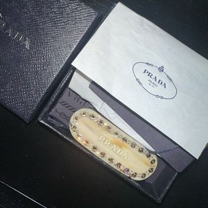 Prada hair clip